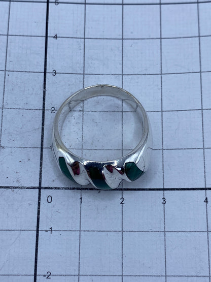 Detalle del reverso con el sello 925 MEXICO — anillo de Taxco
