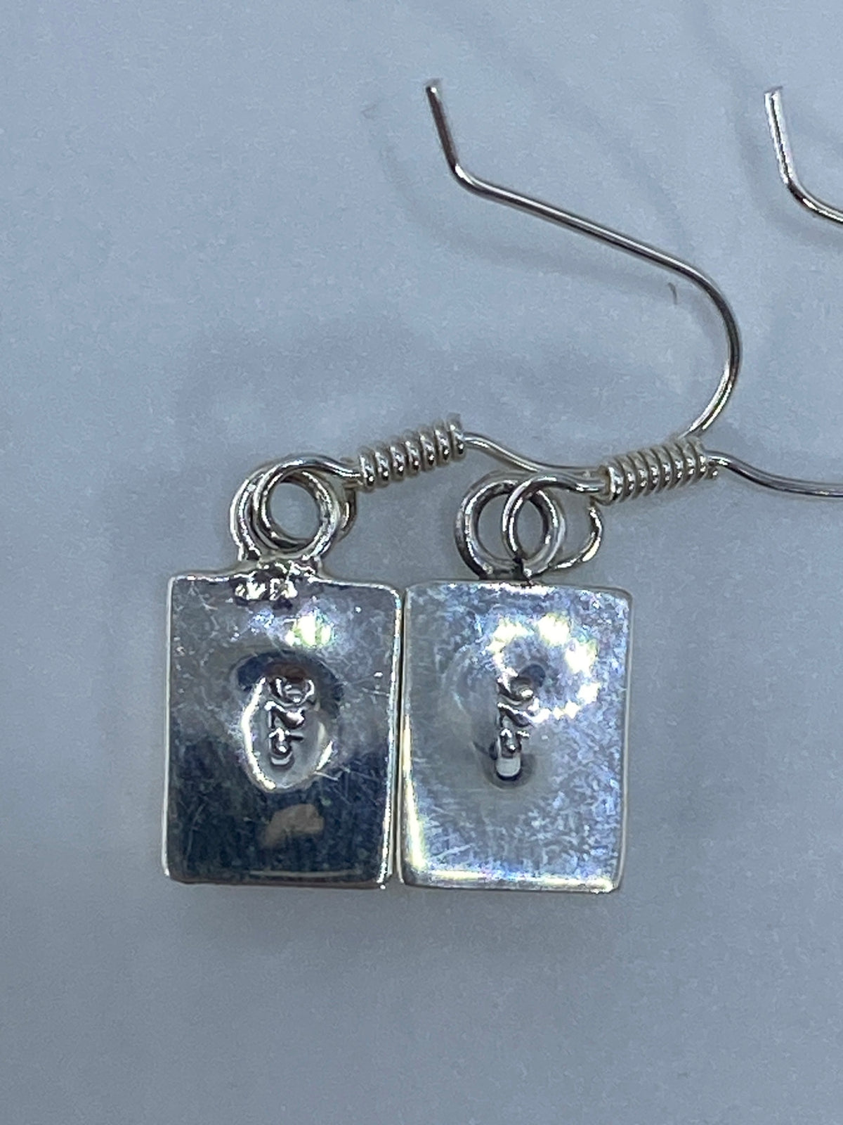 Aretes de Plata con Ópalo de Fuego Verde — Taxco 925 — foto 5