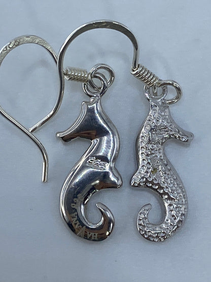 Aretes de Plata Caballito Marino con Ópalo de Fuego — foto 5