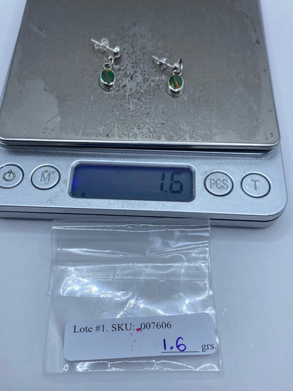 Aretes Ópalo de Fuego Plata 925 — Taxco — foto 6