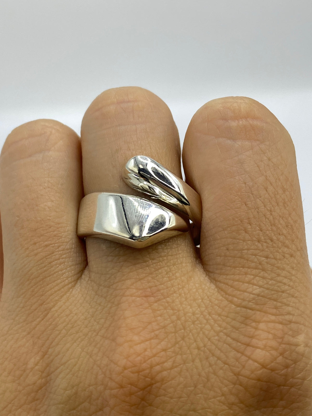 Anillo de Plata Repujado — Taxco 925 Talla 11 — foto 6