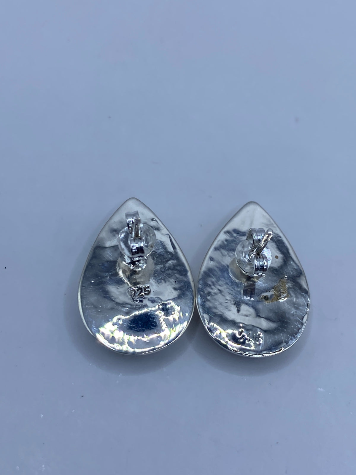 Aretes Ópalo de Fuego Morado — Plata 925 Taxco — foto 5