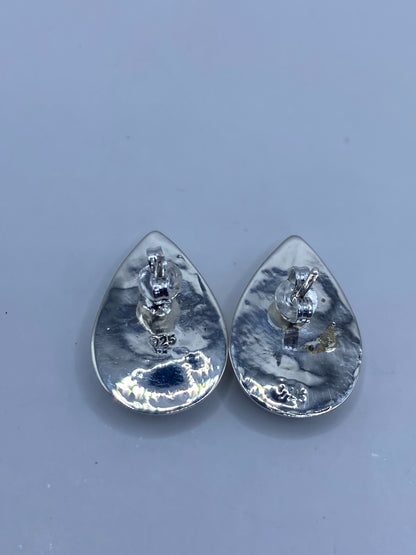 Aretes Ópalo de Fuego Morado — Plata 925 Taxco — foto 5