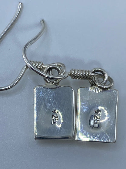 Aretes Ópalo de Fuego Rosa en Plata 925 — Taxco — foto 5