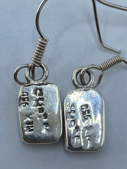 Aretes de Plata con Ópalo de Fuego Verde — Taxco 925 — foto 5
