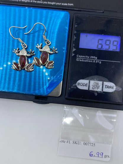 Aretes de Plata Ópalo de Fuego Multicolor — Taxco 950 — foto 6