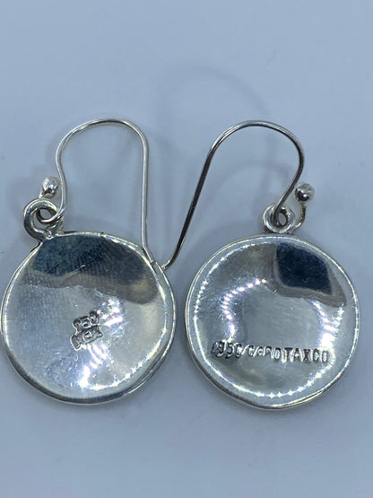 Aretes de Plata con Ópalo de Fuego Multicolor — Taxco 950 — foto 5