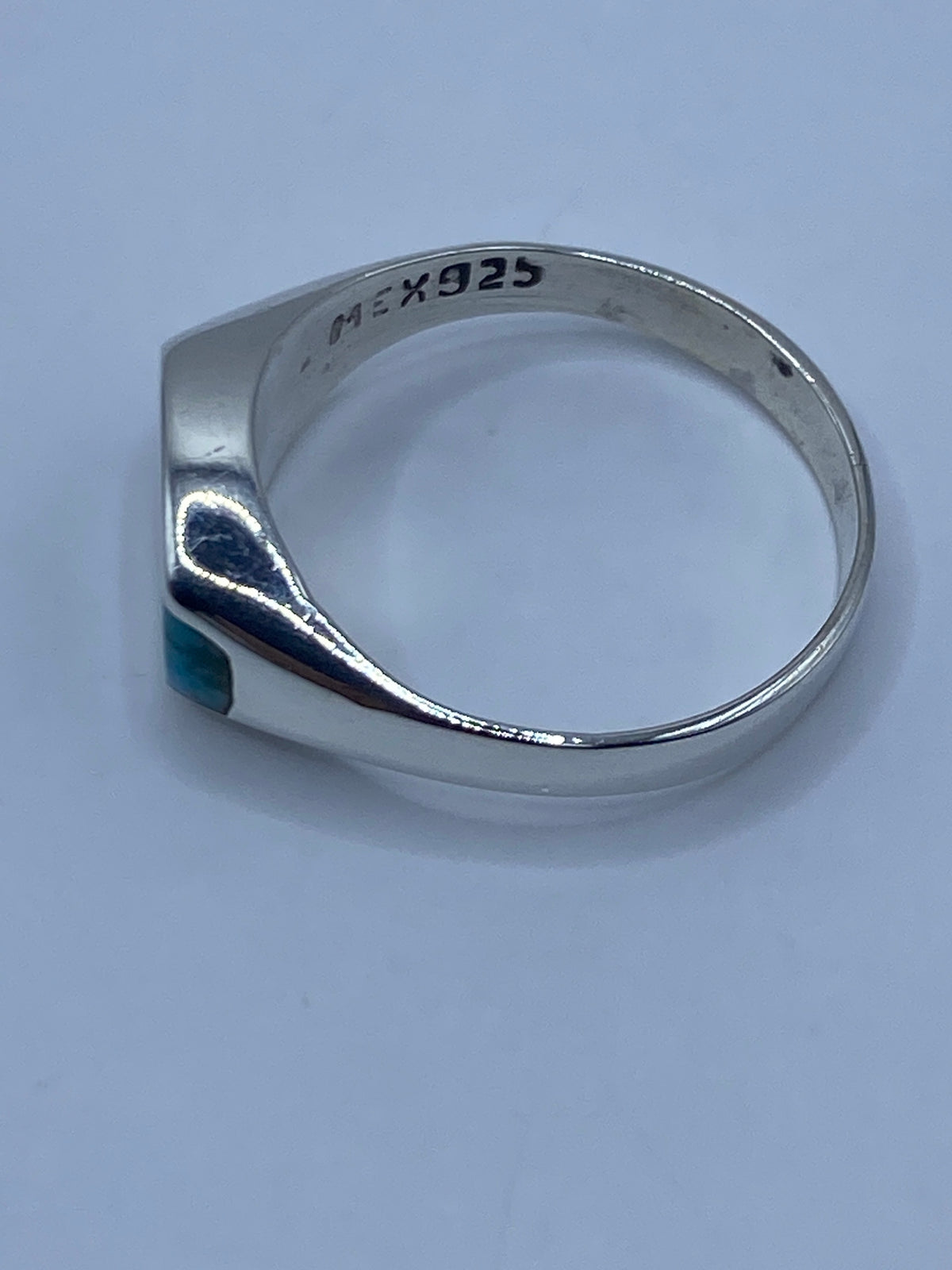 Anillo de Plata 925 Turquesa Azul Cielo — Taxco — foto 5