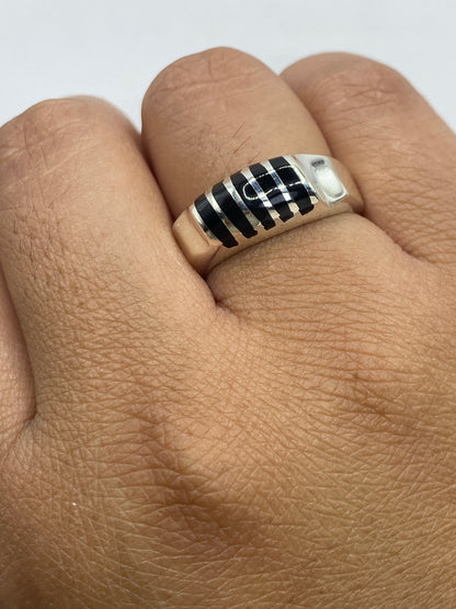 Anillo de Plata Ónix Negro Engastado — Taxco 925 — foto 6