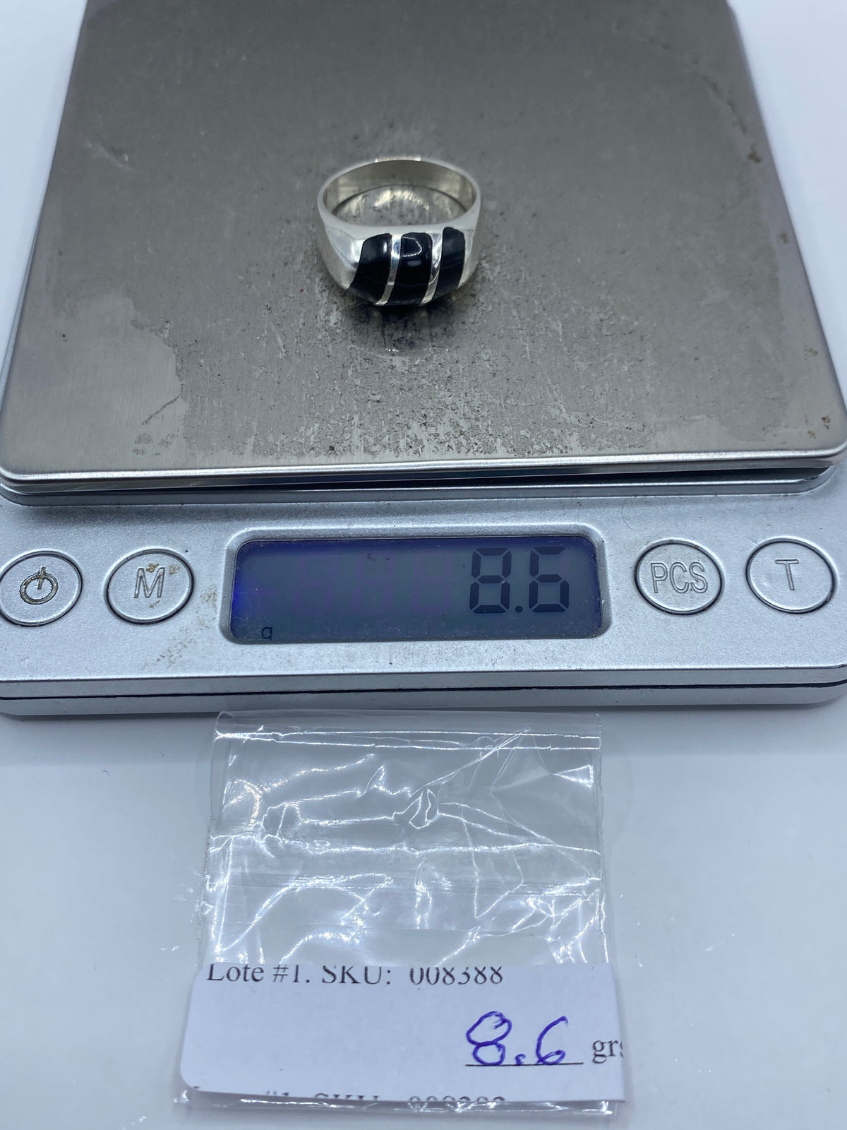 Anillo de Plata con Ónix Negro — Taxco 925 — foto 7