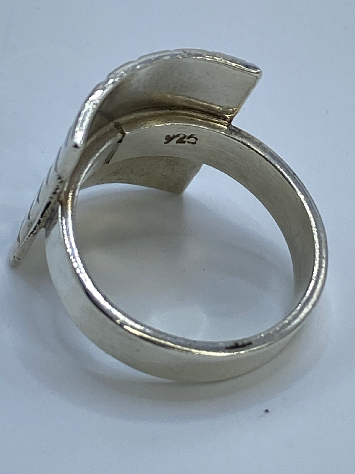 Anillo de Plata Repujado Geométrico — Taxco 925 — foto 5