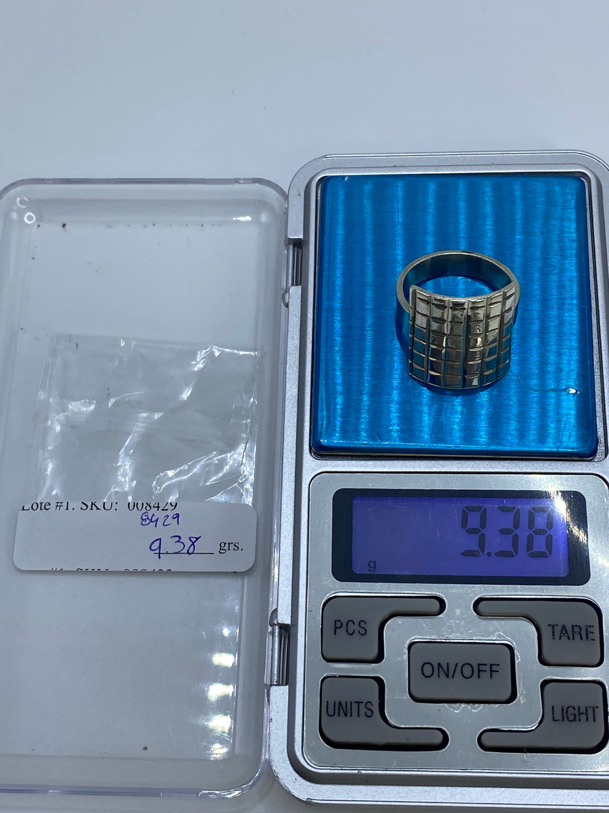 Anillo de Plata Repujado Geométrico — Taxco 925 — foto 7