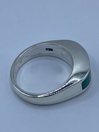 Anillo de Plata 925 con Malaquita Verde — Taxco — foto 5