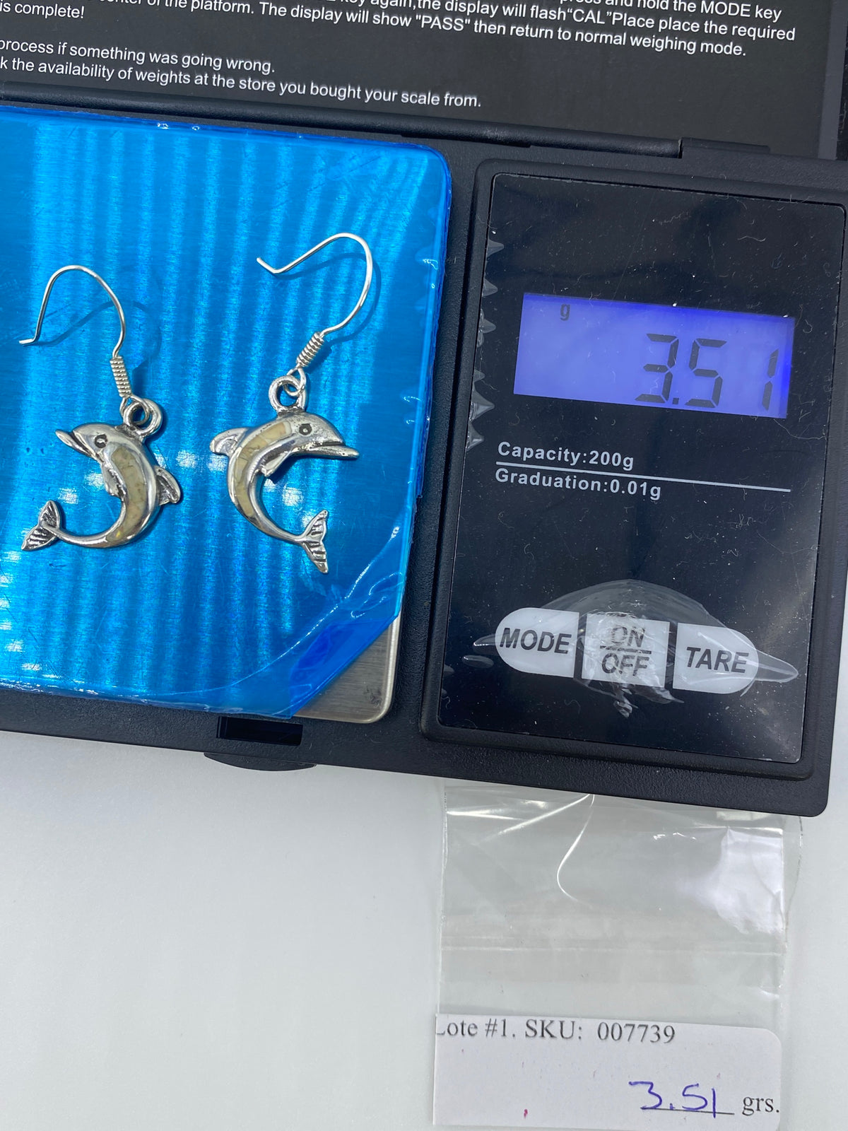 Aretes de Plata 950 con Opalo de Fuego — Taxco — foto 6