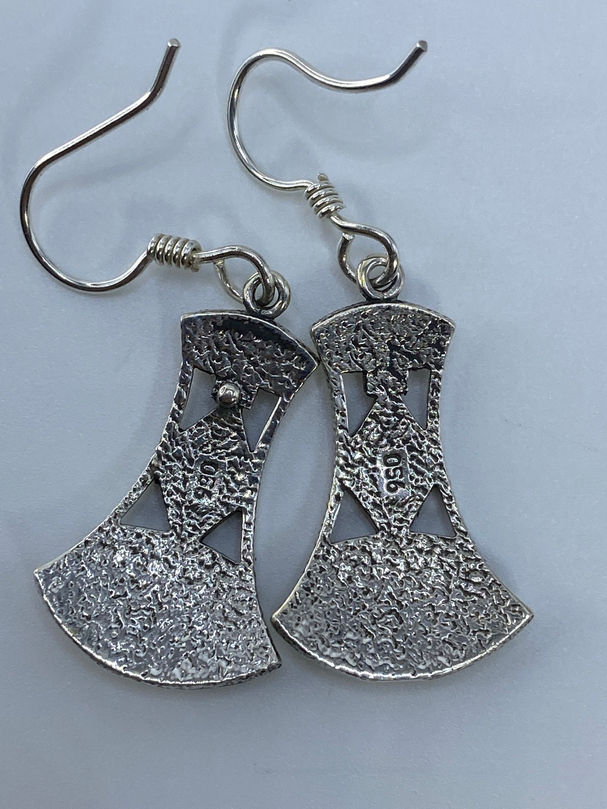 Aretes Plata 950 con Ópalo de Fuego — Taxco Artesanal — foto 5