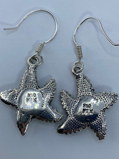 Aretes de Plata Estrella Marina con Ópalo de Fuego — Taxco 950 — foto 5
