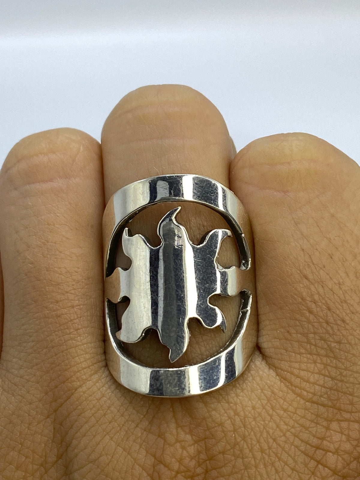 Anillo de Plata Calado Geométrico — Taxco 925 — foto 6