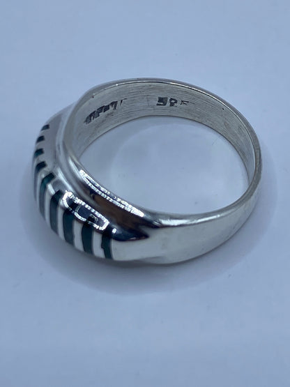 Anillo de Plata con Turquesa y Malaquita — Taxco 925 — foto 5
