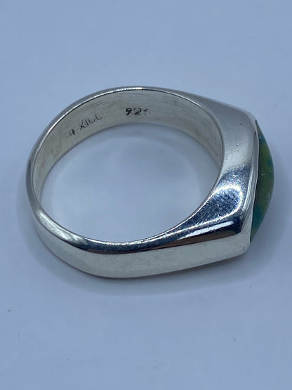 Anillo de Plata con Turquesa Africana Multicolor — Taxco 925 — foto 5