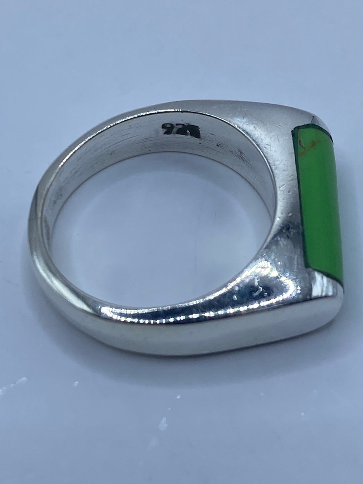 Anillo de Plata con Piedra Verde — Taxco 925 — foto 5