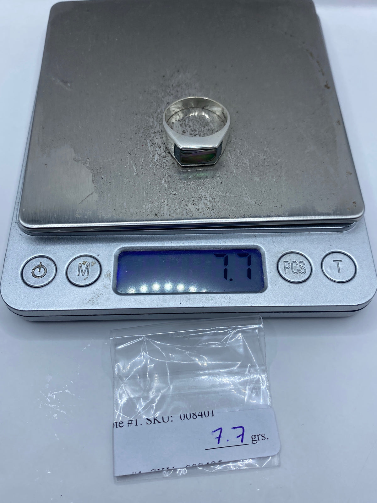 Anillo de Plata con Concha de Abulón — Taxco 925 — foto 7