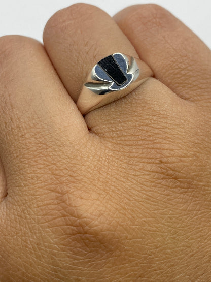 Anillo de Plata con Ónix Negro — Taxco 925 — foto 6