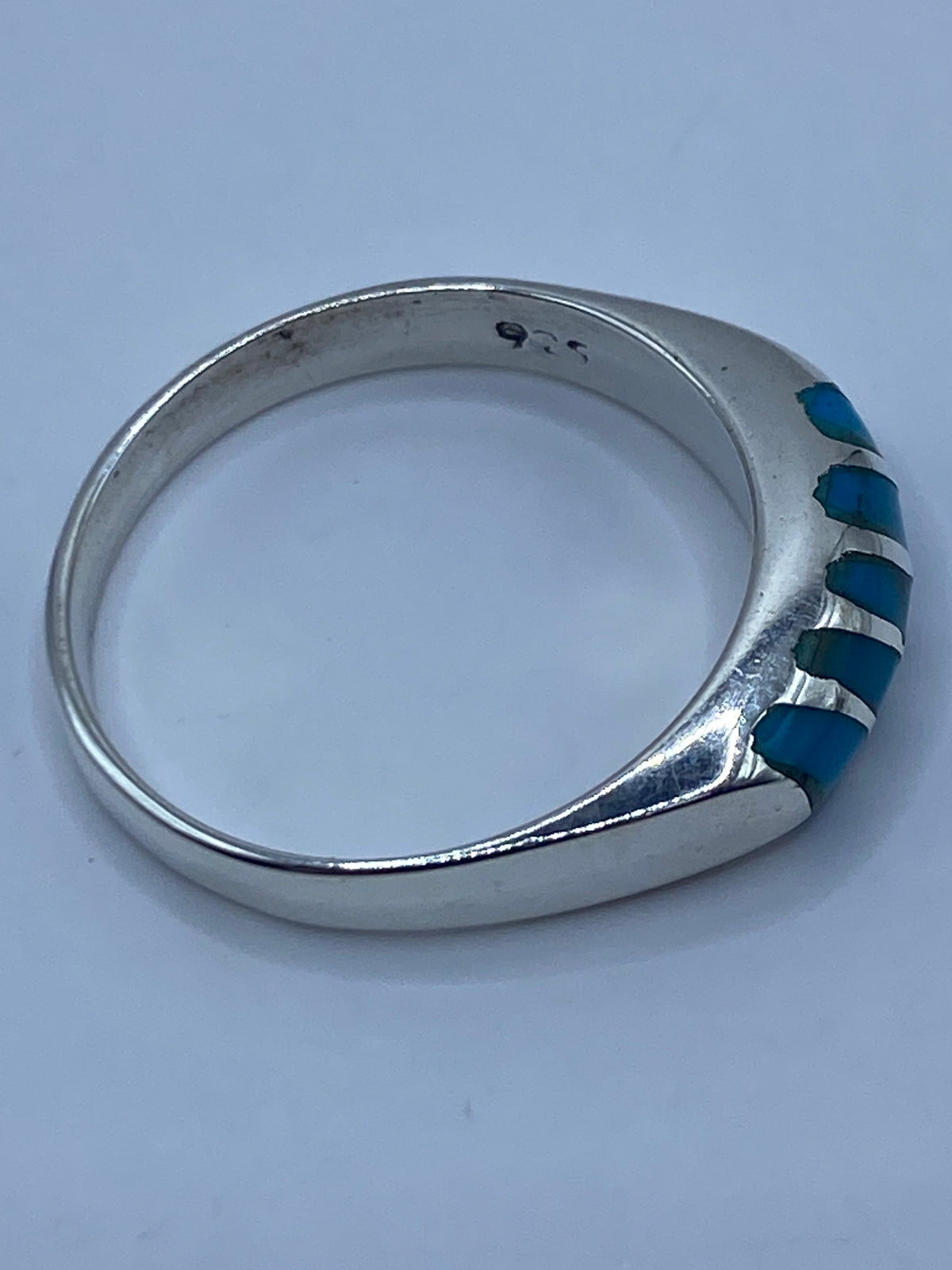 Anillo de Plata Turquesa Azul — Taxco 925 — foto 5