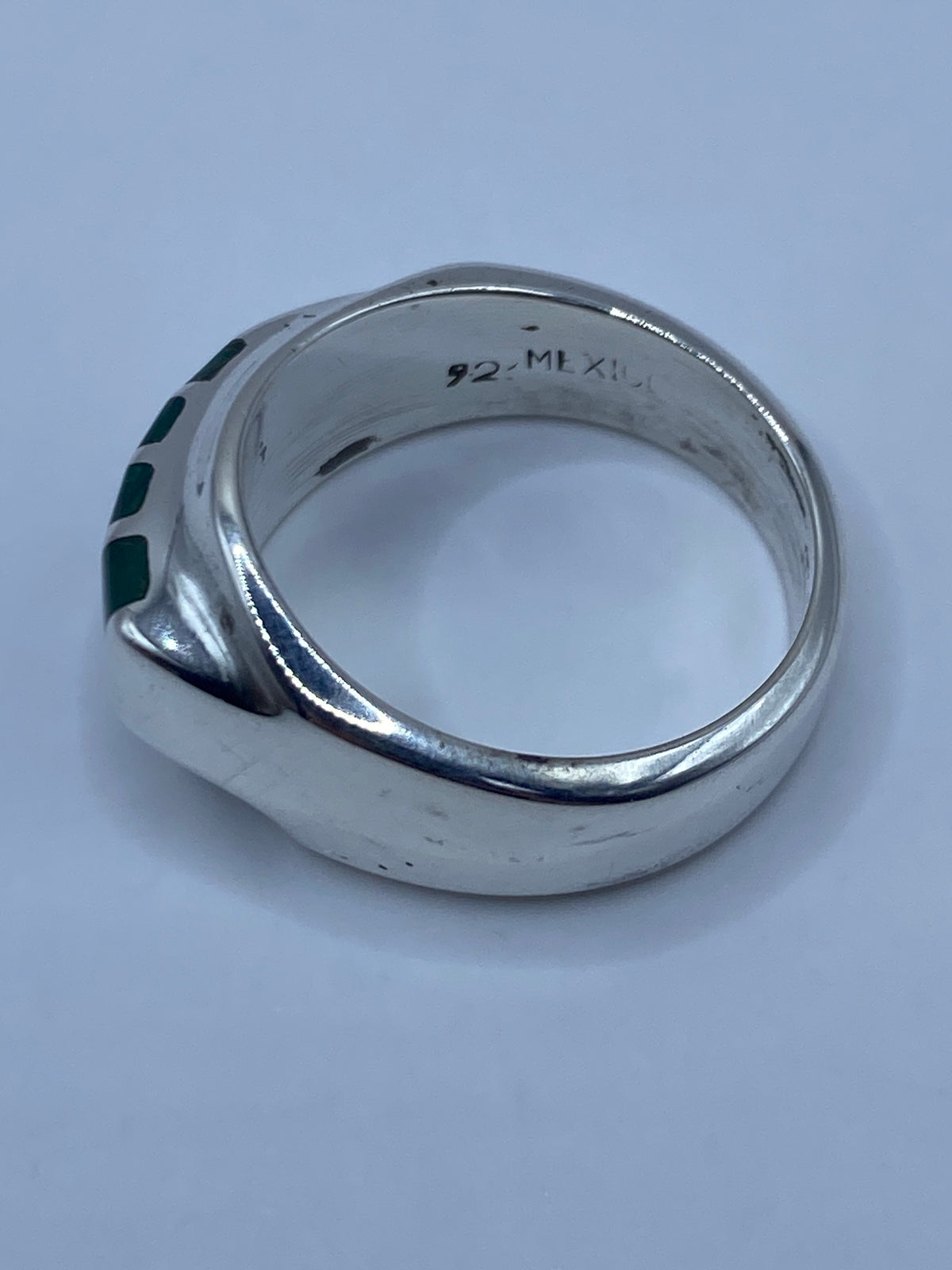 Anillo de Plata Malaquita Verde — Taxco 925 — foto 5