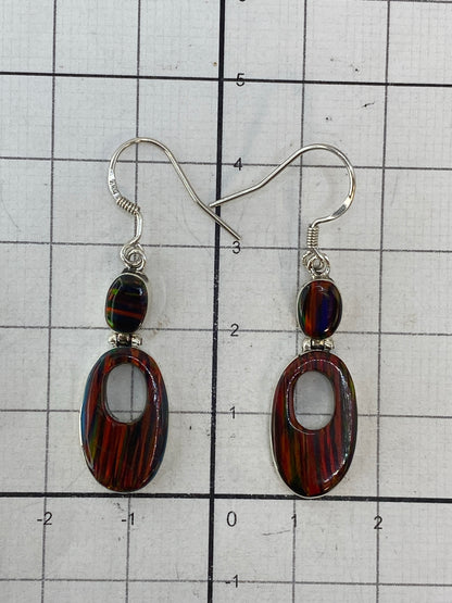 Sello 950 en la plata de los aretes, garantía de autenticidad