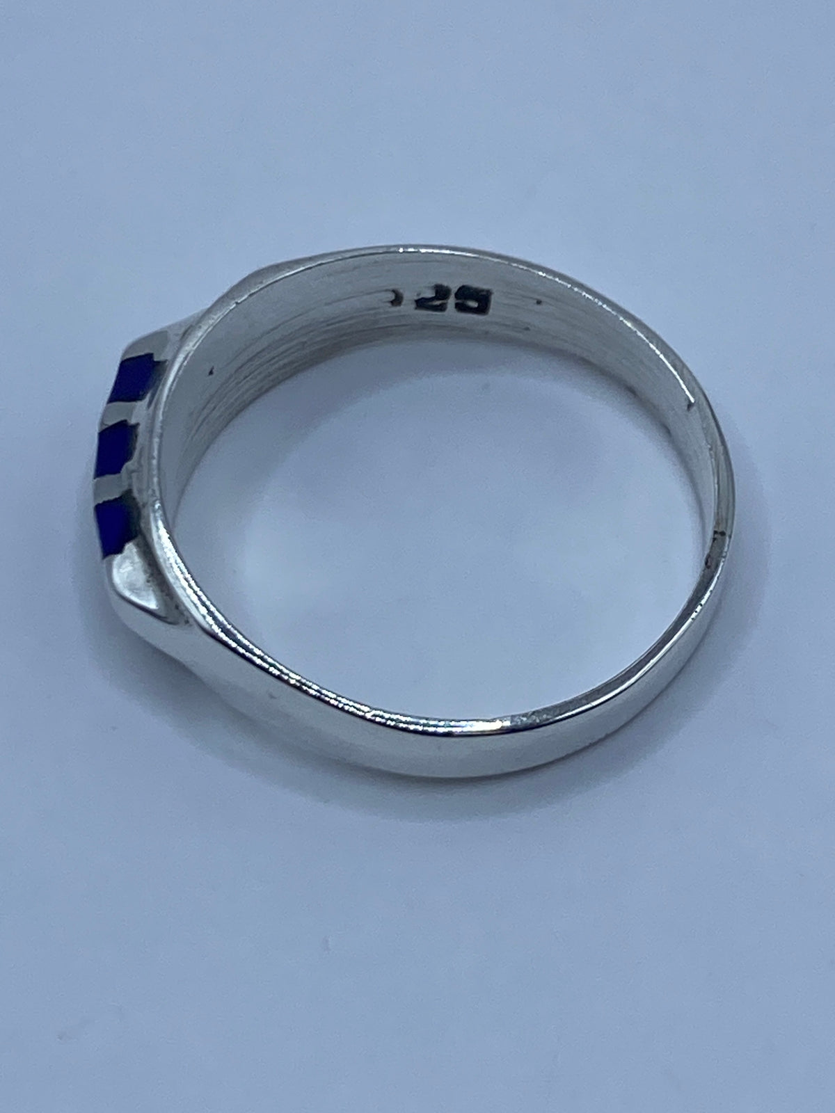 Anillo de Plata con Lapislázuli Azul — Taxco 925 — foto 5