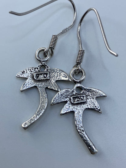 Aretes de Plata Ópalo de Fuego Verde Olivo — Taxco 950 — foto 5