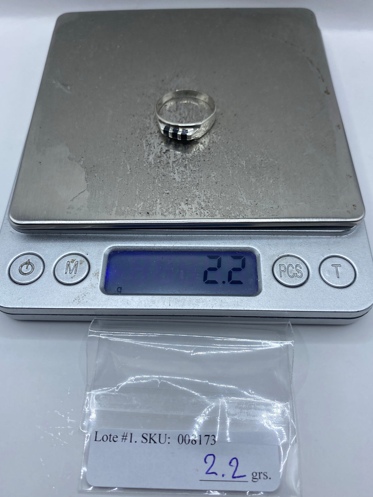 Anillo de Plata con Ónix Negro — Taxco 925 — foto 7