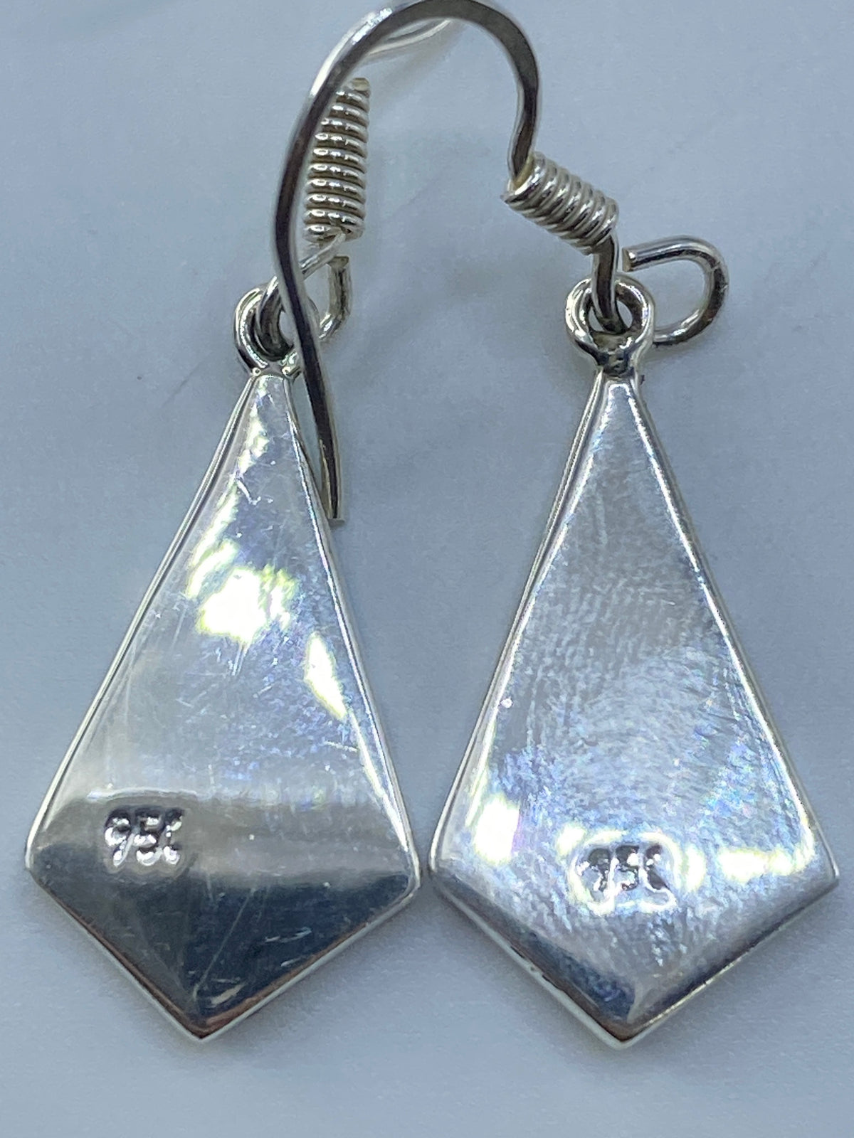 Aretes Plata Ópalo de Fuego Verde Limón — Taxco 950 — foto 5