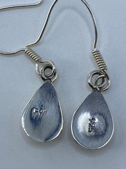 Aretes de Plata Ópalo de Fuego Naranja — Taxco 925 — foto 5