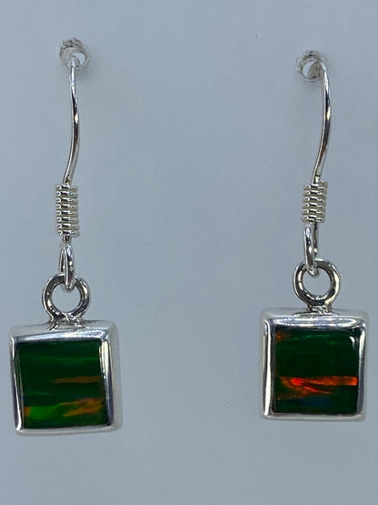 Aretes sobre escala de medición mostrando el largo de 2.8 cm