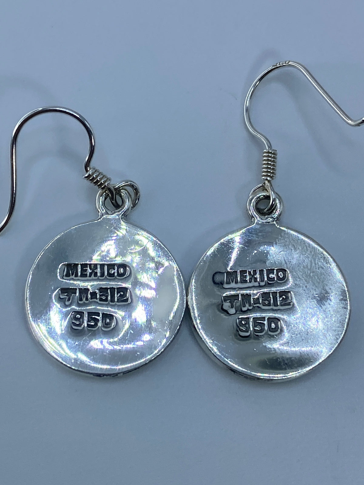 Aretes de Plata 950 con Ópalo de Fuego — Taxco — foto 5