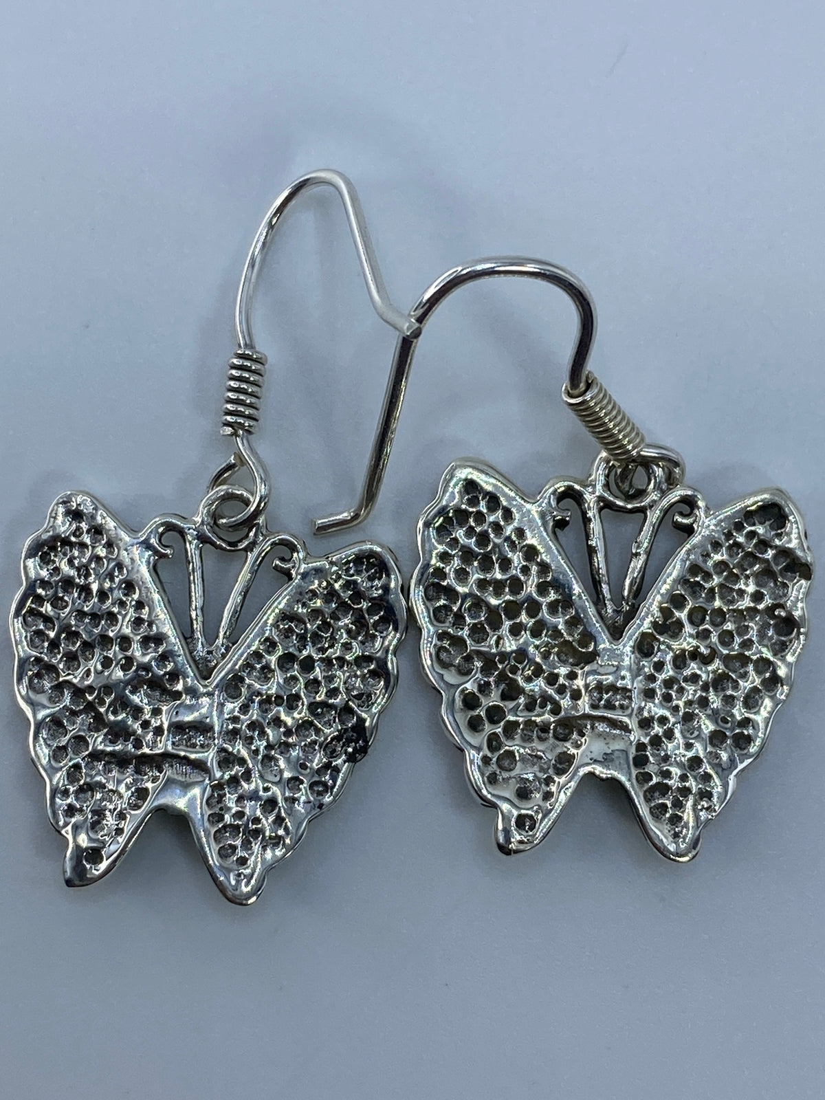 Aretes Mariposa de Plata con Ópalo Verde — Taxco 925 — foto 5