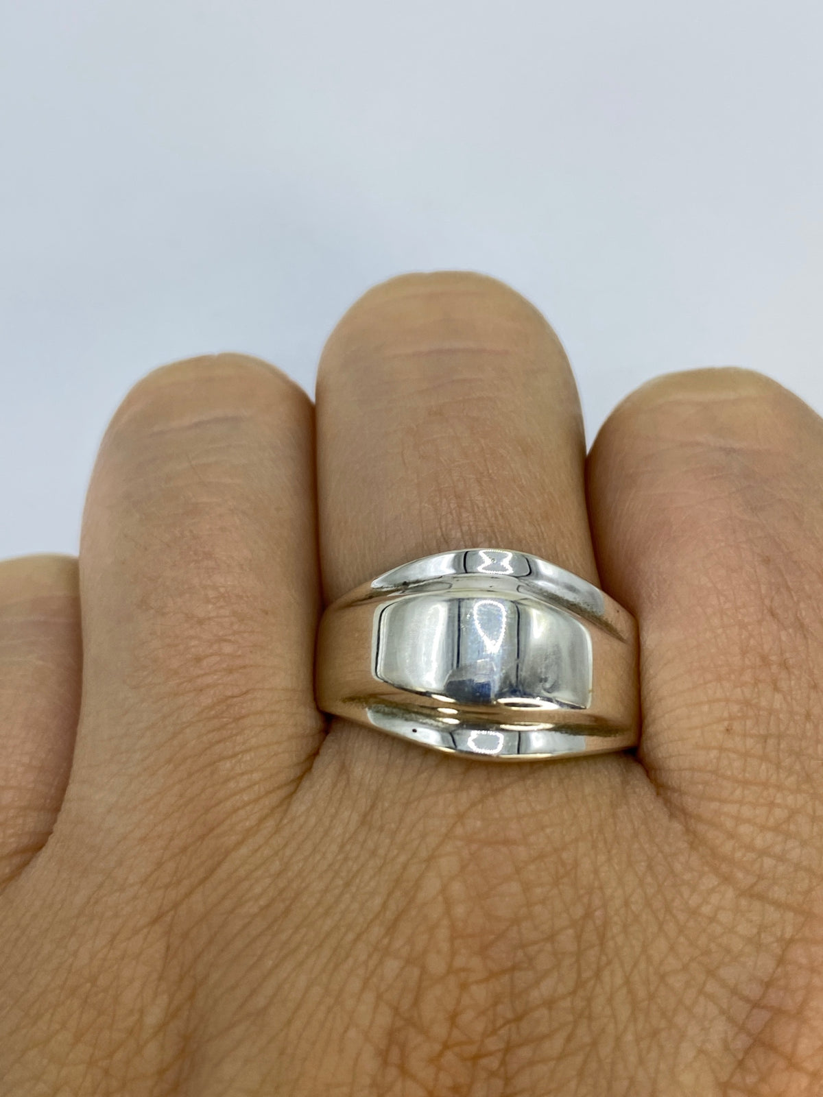 Anillo de Plata 925 Cartoneado Volumen — Taxco — foto 6