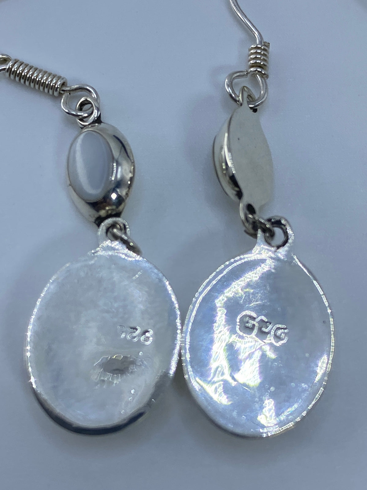 Aretes Plata Perla Blanca Colgante — Taxco 925 — foto 5