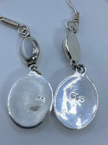 Aretes Plata Perla Blanca Colgante — Taxco 925 — foto 5
