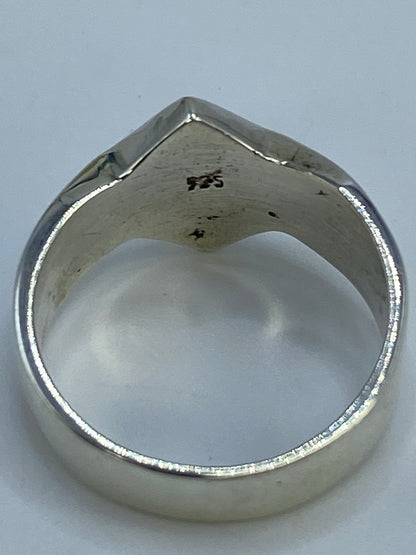Anillo de Plata Repujada Geométrica — Taxco 925 — foto 5
