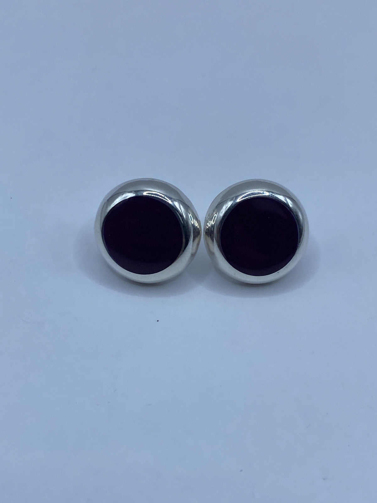 Aretes de Plata con Piedra Morada — Taxco 925 — foto 5