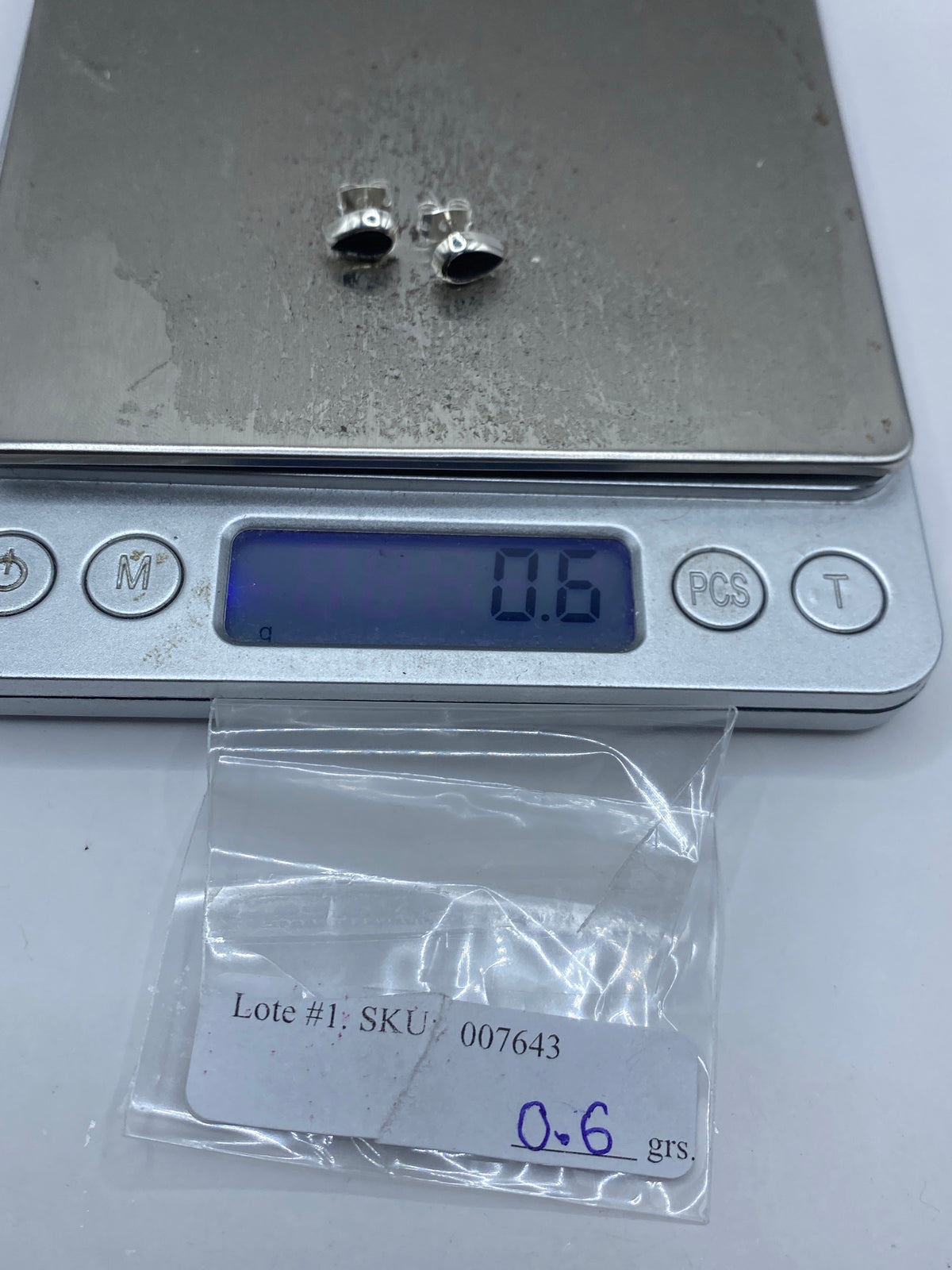 Aretes de Plata con Ónix Negro — Taxco 925 — foto 6