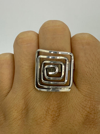 Anillo de Plata Calado Espiral — Taxco 925 — foto 6