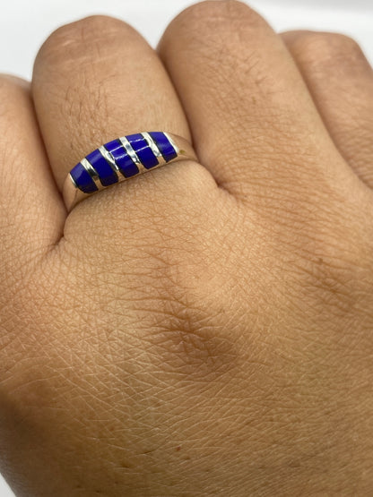 Anillo de Plata con Lapislázuli Azul — Taxco 925 — foto 6