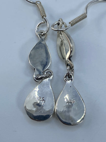 Aretes de Plata con Ópalo de Fuego Multicolor — Taxco 925 — foto 5