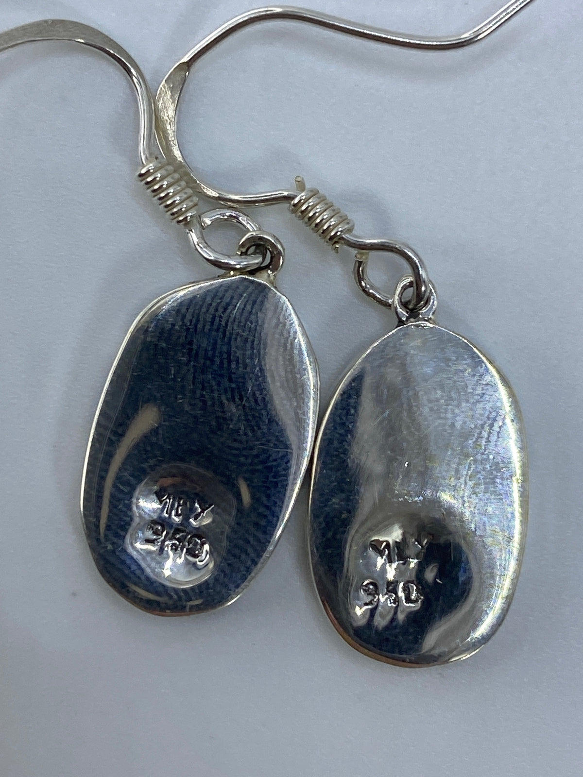 Aretes Plata Ópalo de Fuego Verde Limón — Taxco 950 — foto 5