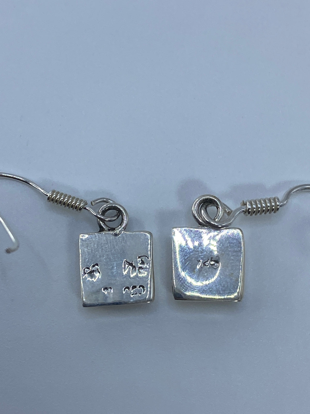 Aretes Plata Ópalo de Fuego Verde — Taxco 950 — foto 5