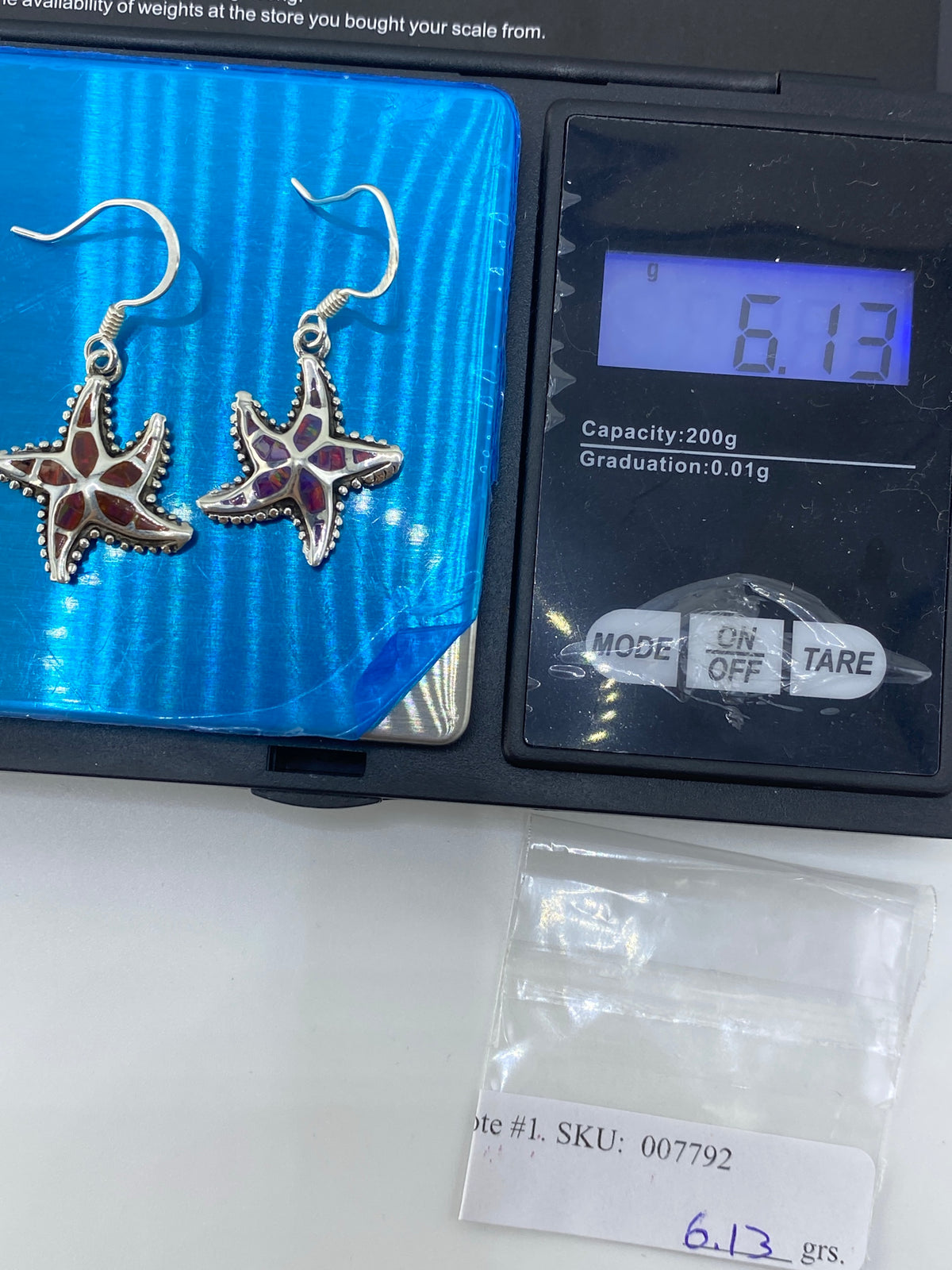 Aretes de Plata con Ópalo de Fuego — Taxco 950 — foto 6