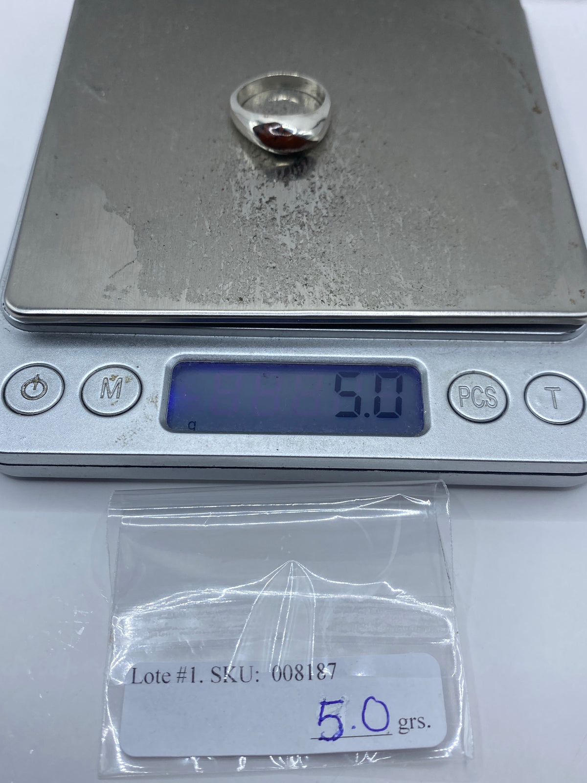 Anillo de Plata Solitario con Piedra Cafe — Taxco 925 — foto 7